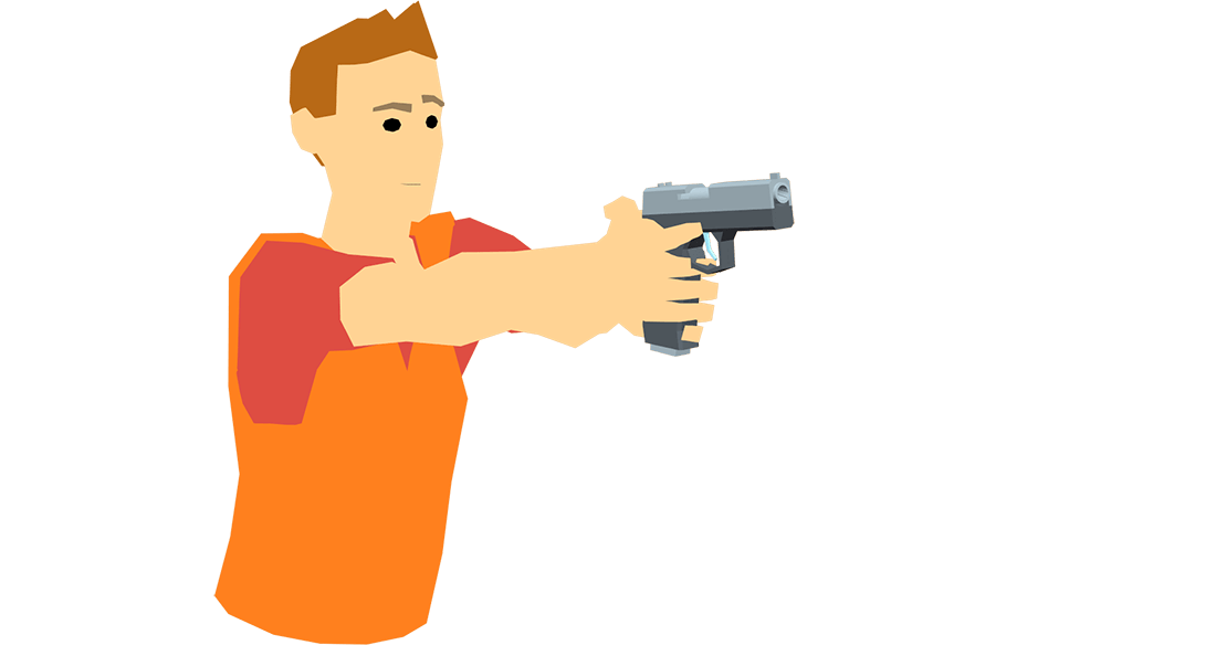 Keep your finger off the trigger until ready to shoot