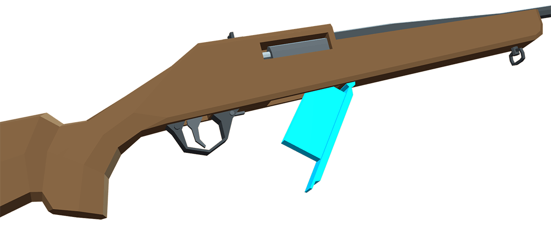 Non-detachable Magazine