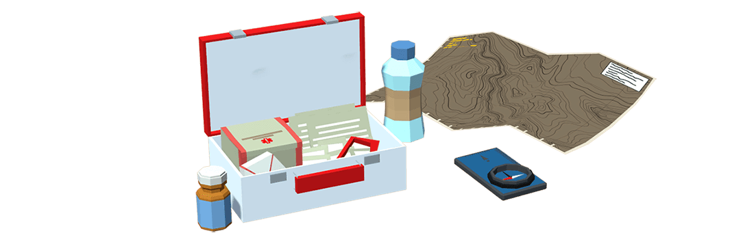 First-aid kit survival