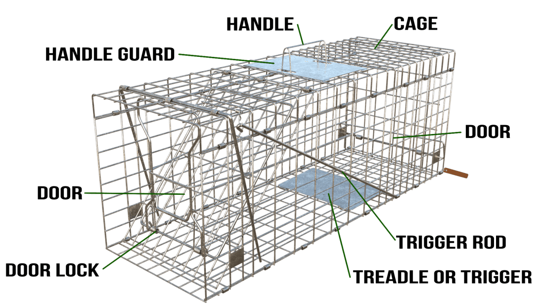 cage trap parts